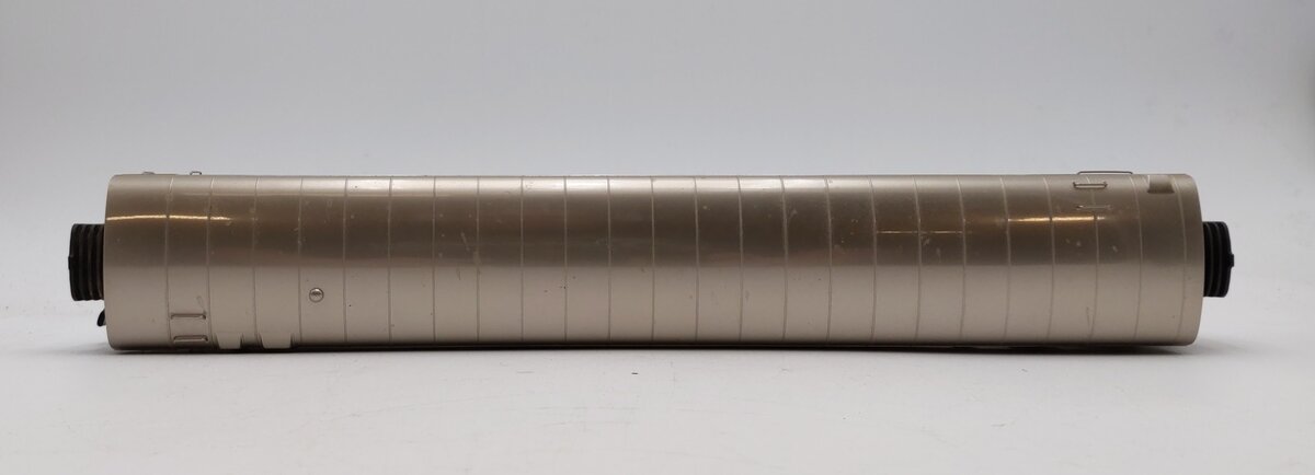 M.T.H. 30-68227 O Burlington 60' Streamlined Coach Car Silver Glow EX/Box