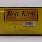 M.T.H. 30-68227 O Burlington 60' Streamlined Coach Car Silver Glow EX/Box