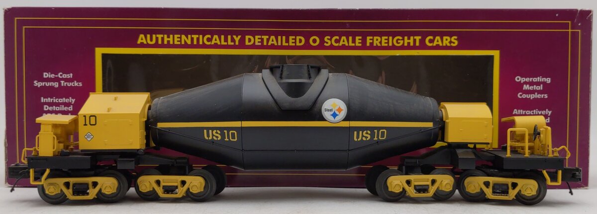 MTH 20-95372 O United States Hot Metal Car with Flickering Molten Load #10 EX/Box