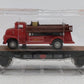 Menards 279-5604 O New York Central Flatcar w/ Fire Truck EX/Box