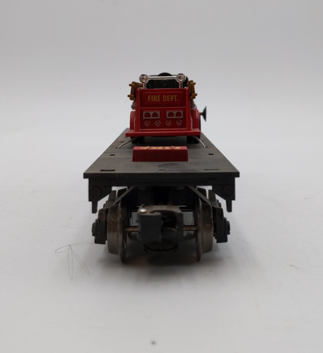 Menards 279-8316 o New York Central Flatcar W/ Fire Truck #5393 LN/Box