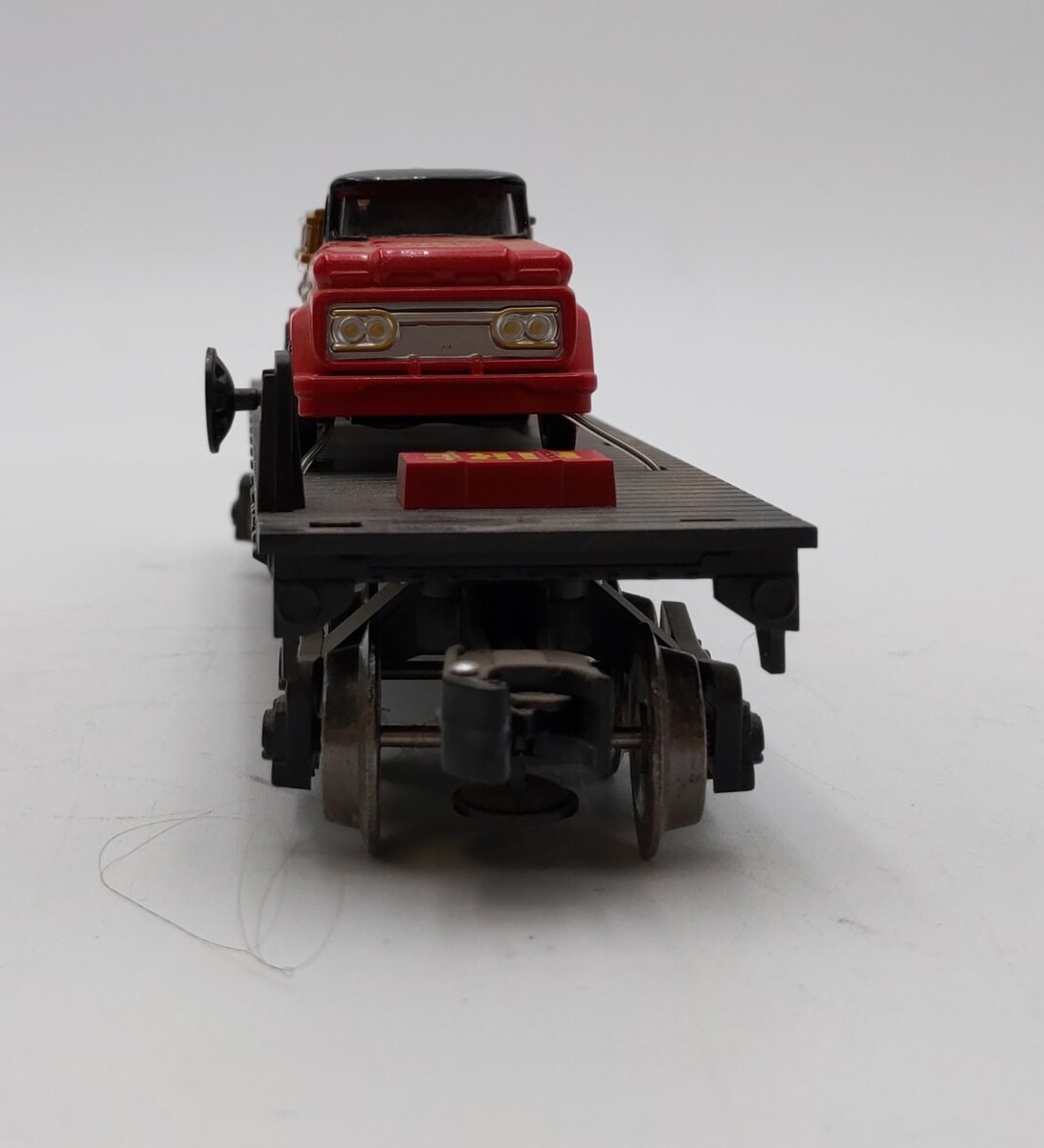 Menards 279-8316 o New York Central Flatcar W/ Fire Truck #5393 LN/Box