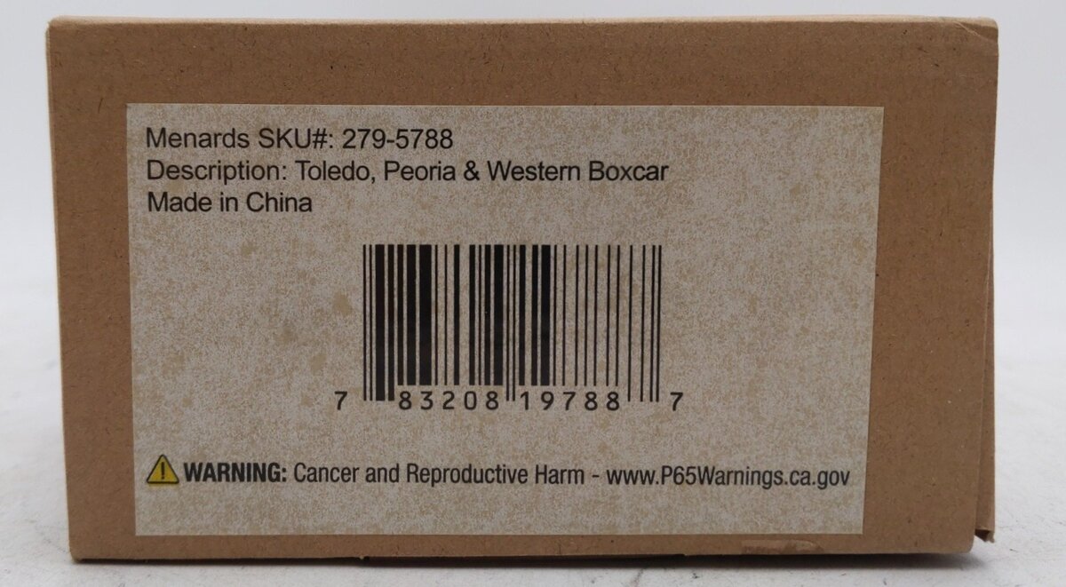 Menards 279-5788 O Gauge TP&W Boxcar #7596 LN/Box