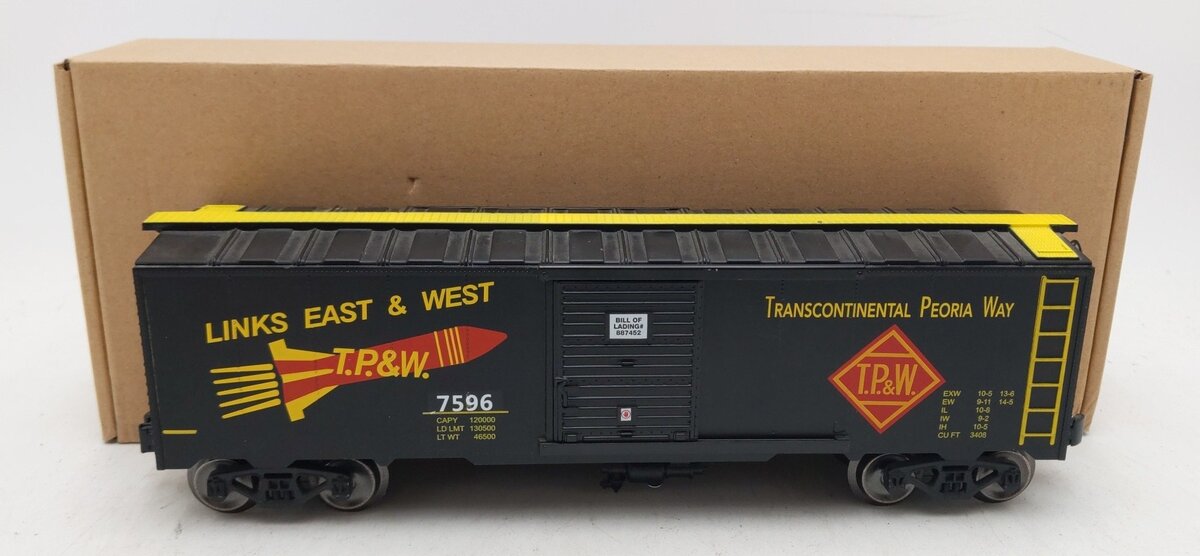 Menards 279-5788 O Gauge TP&W Boxcar #7596 LN/Box