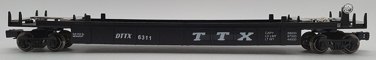 Menards 279-8371 O Gauge TTX Intermodal Car (Black) EX/Box
