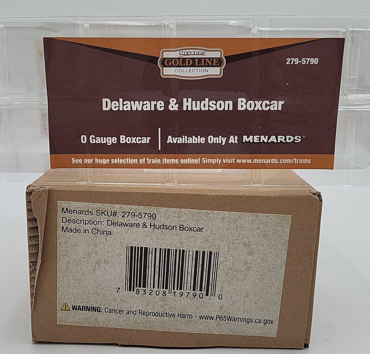 Menards 279-5790 O Gauge Delaware & Hudson Boxcar EX/Box