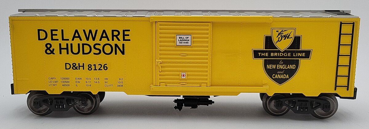 Menards 279-5790 O Gauge Delaware & Hudson Boxcar EX/Box