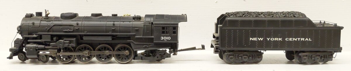 MTH 30-1656-1e O New York Central 4-8-2 L-3 Mohawk Steam Loco & Tender #3010 EX/Box