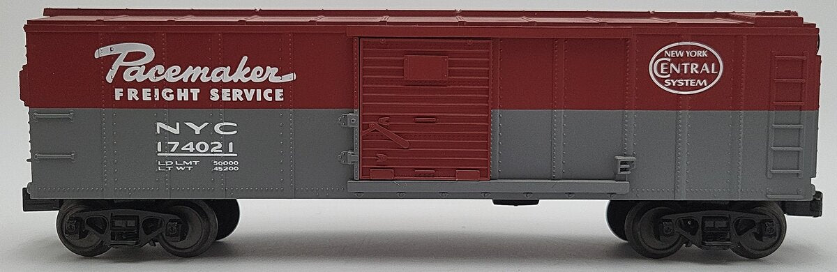 MTH 30-1656B O Gauge New York Central 40' Box Car #174021 EX/Box