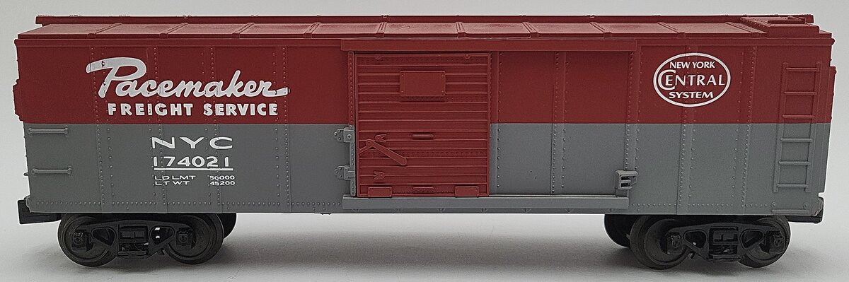 MTH 30-1656B O Gauge New York Central 40' Box Car #174021 EX/Box