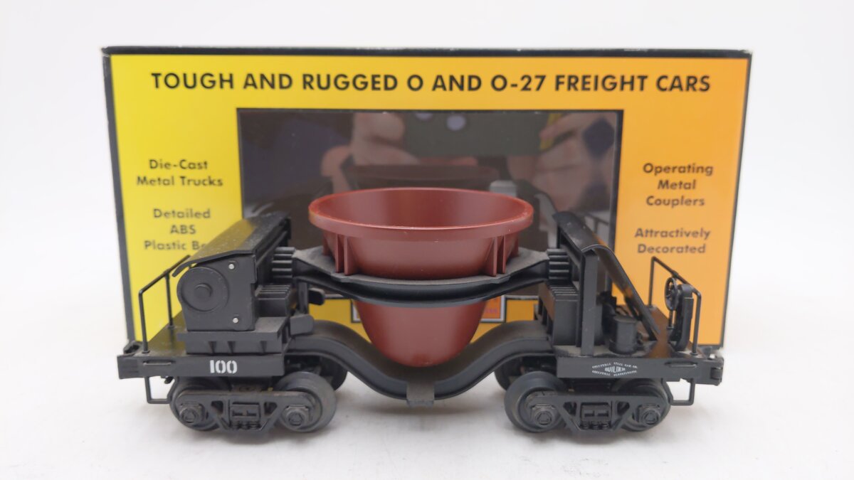 MTH 30-79560 O Gauge Greenville Slag Car #100 EX/Box