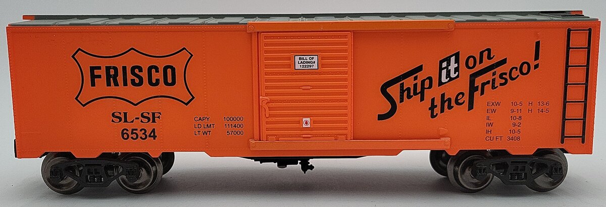 Menards 279-8734 O Gauge Frisco Box Car EX/Box