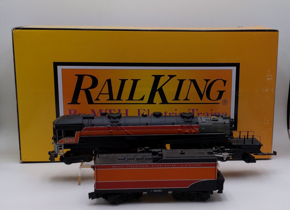 MTH 30-1823-1 Southern Pacific 2-8-8-2 Imperial Cab Forward Steam Engine #4285 EX/Box