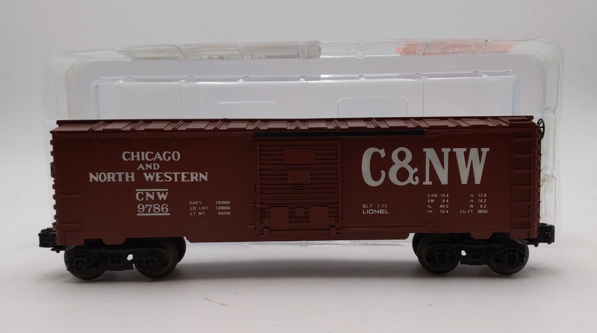 Menards 279-8738 O Gauge C&NW Box Car #9786 LN