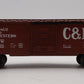Menards 279-8738 O Gauge C&NW Box Car #9786 LN