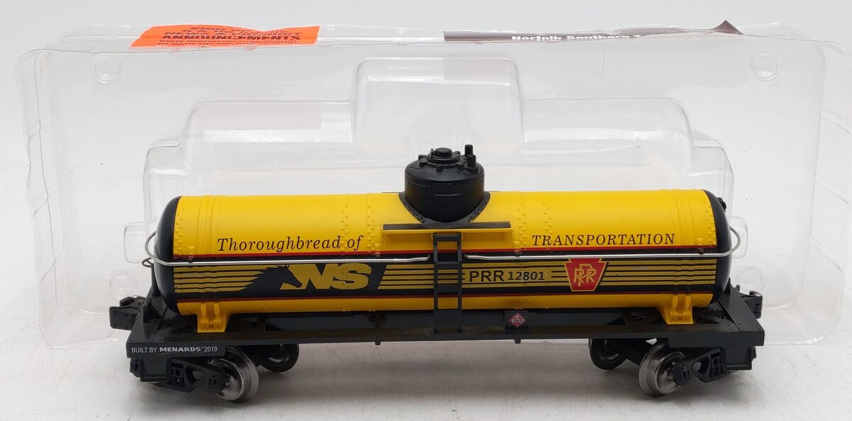 Menards 279-6742 O Gauge Norfolk Southern Tanker #12801 EX/Box