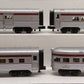 MTH 30-67596 O Pennsylvania RailKing 60' Streamlined Passenger Set (Set of 4) EX/Box