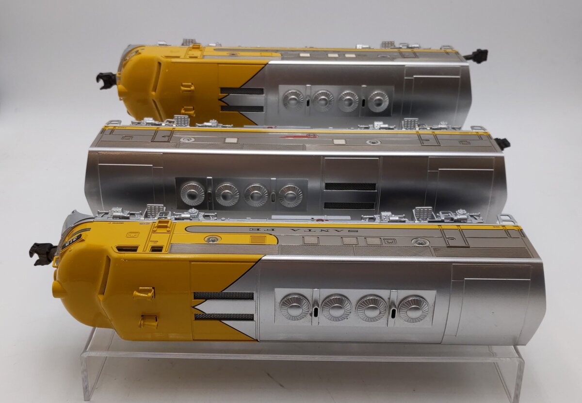 MTH 30-20632-1 O Scale Santa Fe F-3 ABA Diesel Locomotive Set w/ Proto-Sound 3.0 EX/Box