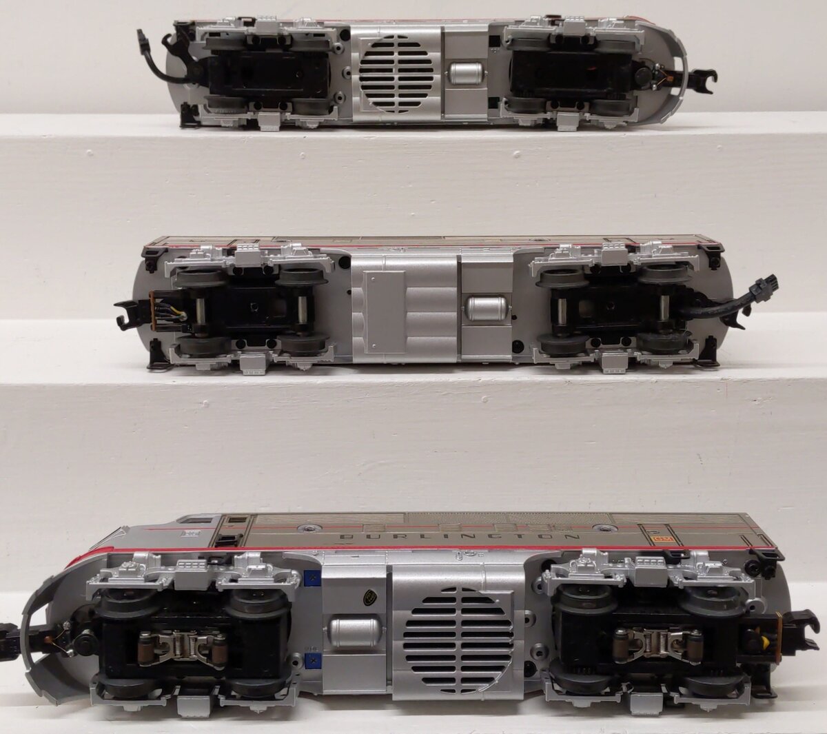 MTH 30-20804-1 O Gauge Burlington F-3 ABA Diesel Engine Set w/PS 3.0 EX/Box
