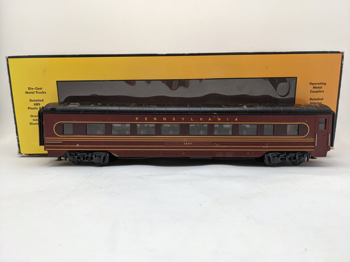 MTH 30-67975 O Pennsylvania 60' Streamlined Coach Car EX/Box