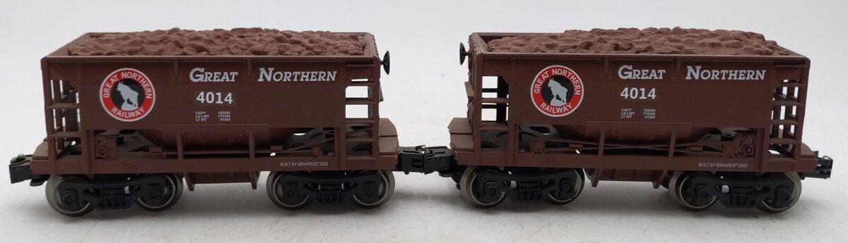 Menards 279-7098 O Gauge Great Northern Ore Car 2-Pack EX/Box