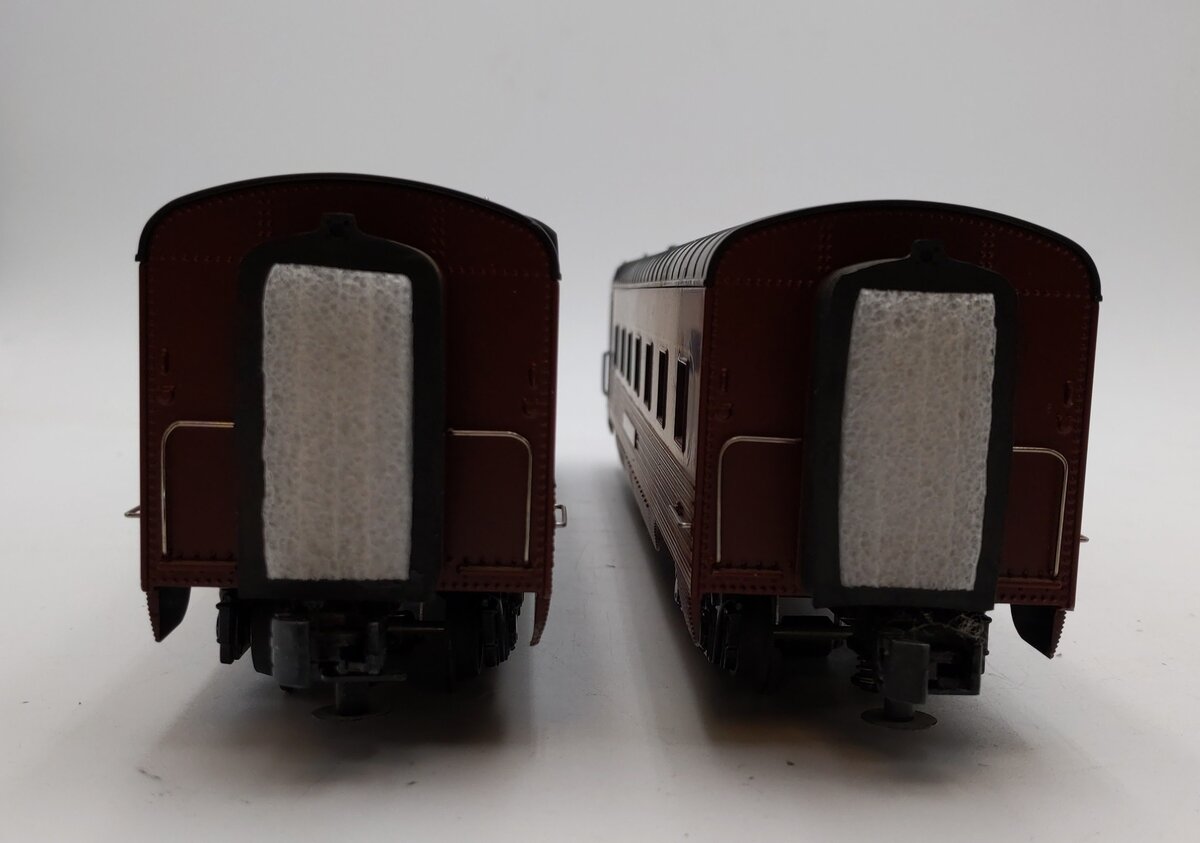 MTH 30-68091 O Pennsylvania 60' Streamlined Sleeper/Diner Set (Set of 2) LN/Box