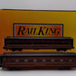 MTH 30-68091 O Pennsylvania 60' Streamlined Sleeper/Diner Set (Set of 2) LN/Box