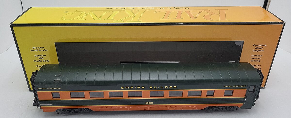 MTH 30-68186 Great Northern 60' Streamlined Coach Car #1228 LN/Box