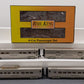 MTH 30-68225 O Gauge Burlington 4-Car 60' Streamlined Passenger Set EX/Box