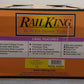 MTH 30-68225 O Gauge Burlington 4-Car 60' Streamlined Passenger Set EX/Box