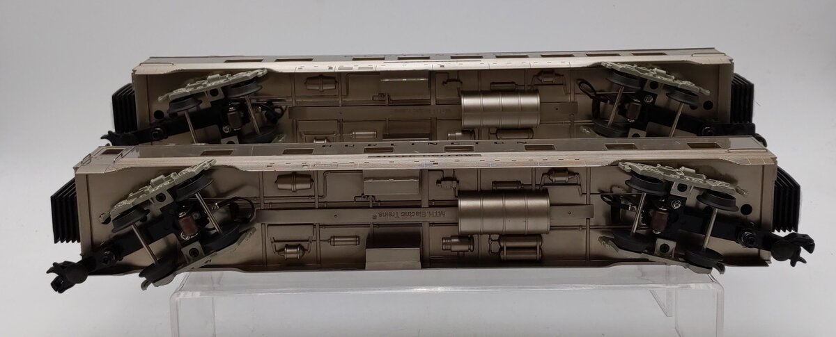 M.T.H. 30-68226 O Burlington 2-Car 60' Streamlined Sleeper/Diner Passenger Set NIB