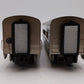 M.T.H. 30-68226 O Burlington 2-Car 60' Streamlined Sleeper/Diner Passenger Set NIB