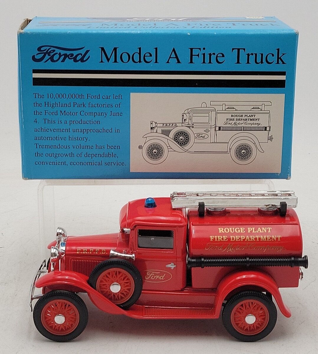 Spec Cast Inc. 2025 1:24 Ford Model A Rouge Plant Fire Department Fire Truck EX/Box