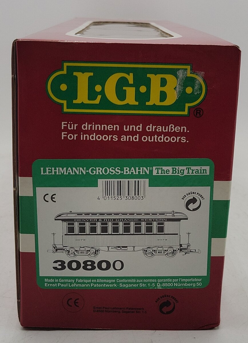 LGB 30800 Denver & Rio Grande Western Diner Car #3079 LN/Box