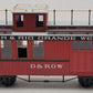 LGB 4075 G Scale Denver & Rio Grande Western Deluxe Drovers Caboose VG/Box