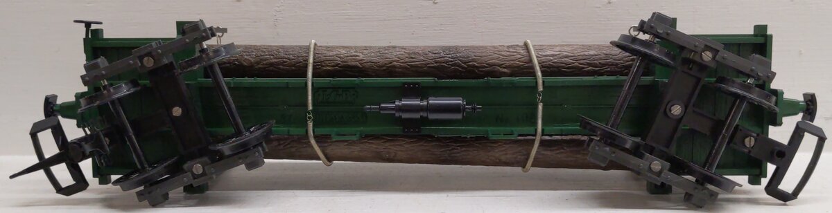 LGB 4066 G Scale Green Flatcar with Log Load #4066 LN/Box