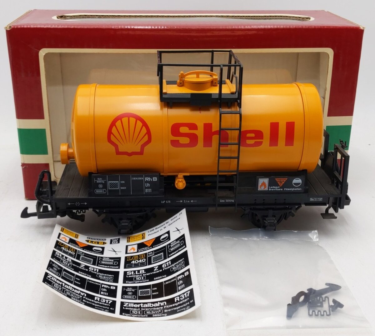 LGB 4040-S G Scale Shell Tank Car EX/Box
