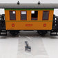 LGB 3006 G Scale Dodge City & Great Western Short Yellow Passenger Car EX/Box