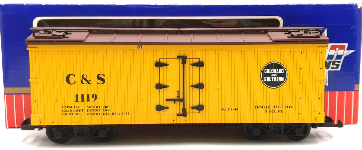 USA Trains 1619 G Colorado & Southern Reefer Car LN/Box