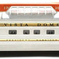 Lionel 2522 Vintage O President Harrison Gold Strip Aluminum Vista Dome Car VG/Box