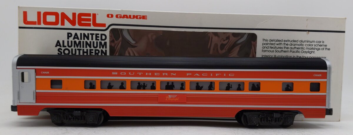 Lionel 6-9592 O Gauge Southern Pacific Daylight Aluminum Passenger Car EX/Box