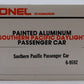Lionel 6-9592 O Gauge Southern Pacific Daylight Aluminum Passenger Car EX/Box
