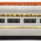 Lionel 2521 Vintage O President McKinley Gold Stripe Aluminum Observation Car VG/Box