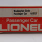 Lionel 6-9515 O Gauge Pennsylvania Washington Circle Pullman Car NIB