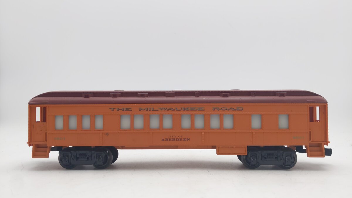 Lionel 6-9501 O Gauge Milwaukee Road Aberdeen Passenger Car EX