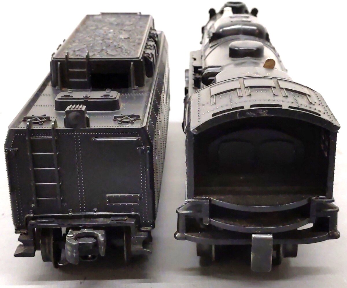 Lionel 2037 Vintage O 2-6-4 Die-Cast Steam Locomotive and 6026W Tender VG