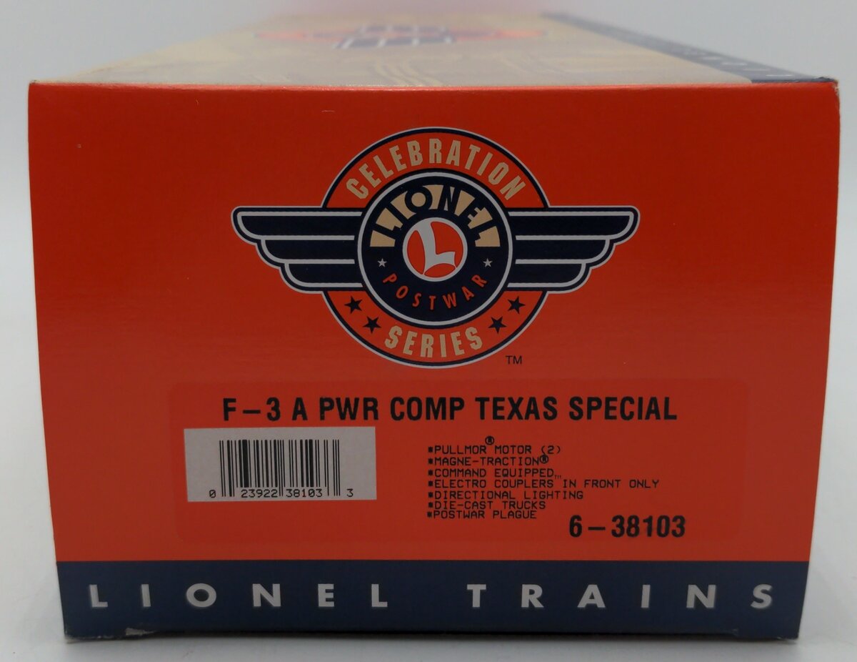 Lionel 6-38103 O Gauge Texas Special F3 A Powered Diesel Locomotive #2245 EX/Box