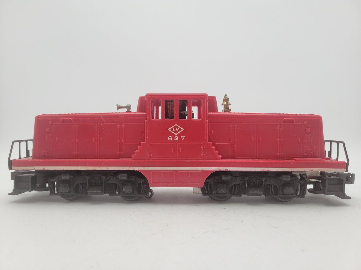 Lionel 627 Vintage O Gauge Lehigh Valley 44 Ton Diesel Locomotive VG