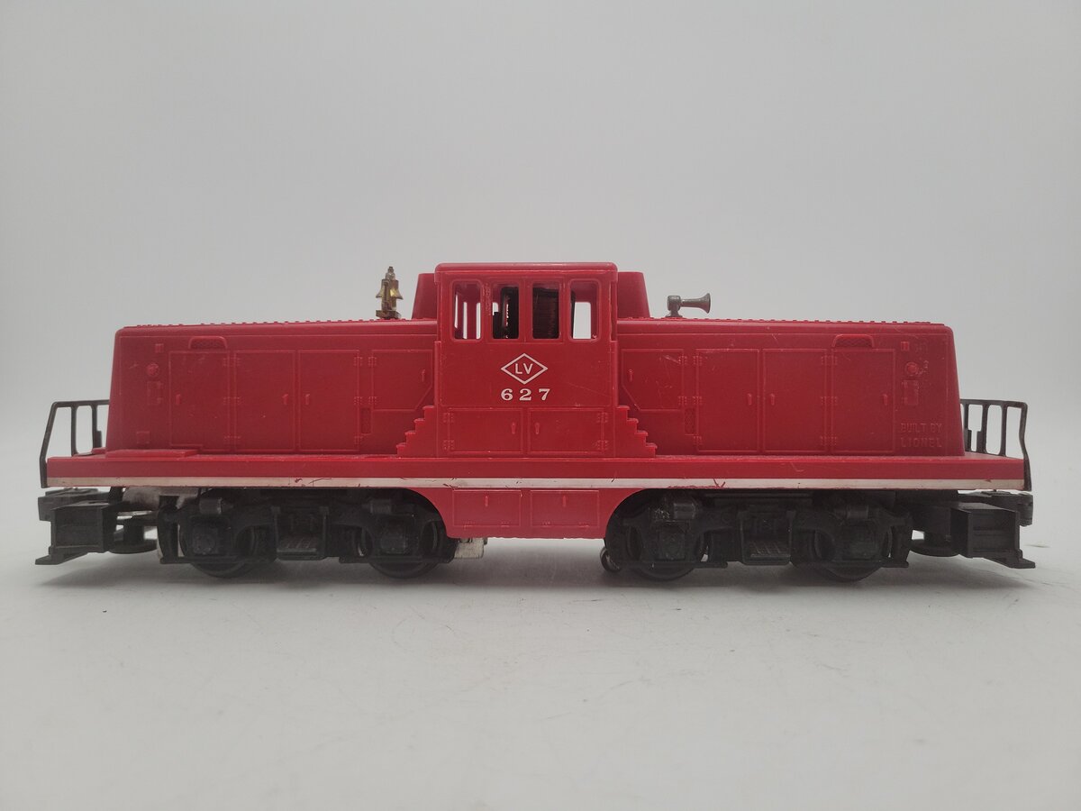 Lionel 627 Vintage O Gauge Lehigh Valley 44 Ton Diesel Locomotive VG