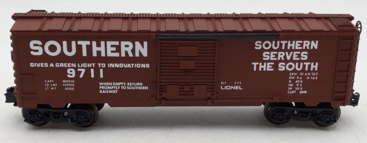 Lionel 6-9711 O Gauge Southern Boxcar #9711 EX/Box